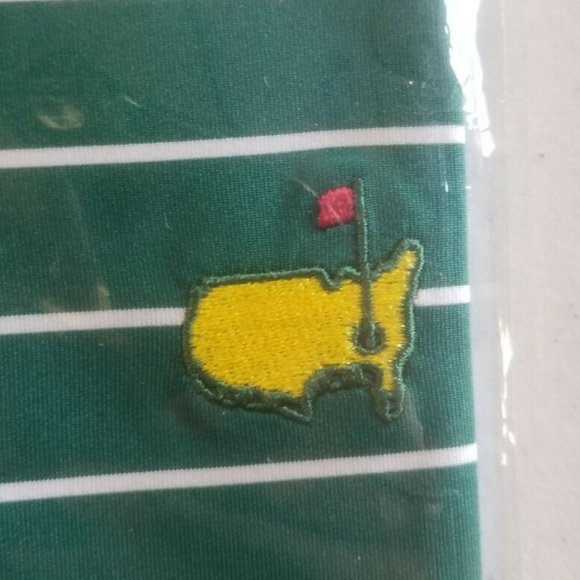 Men MASTERS TECH Augusta Performance Golf Polo NEW - Picture 2 of 4